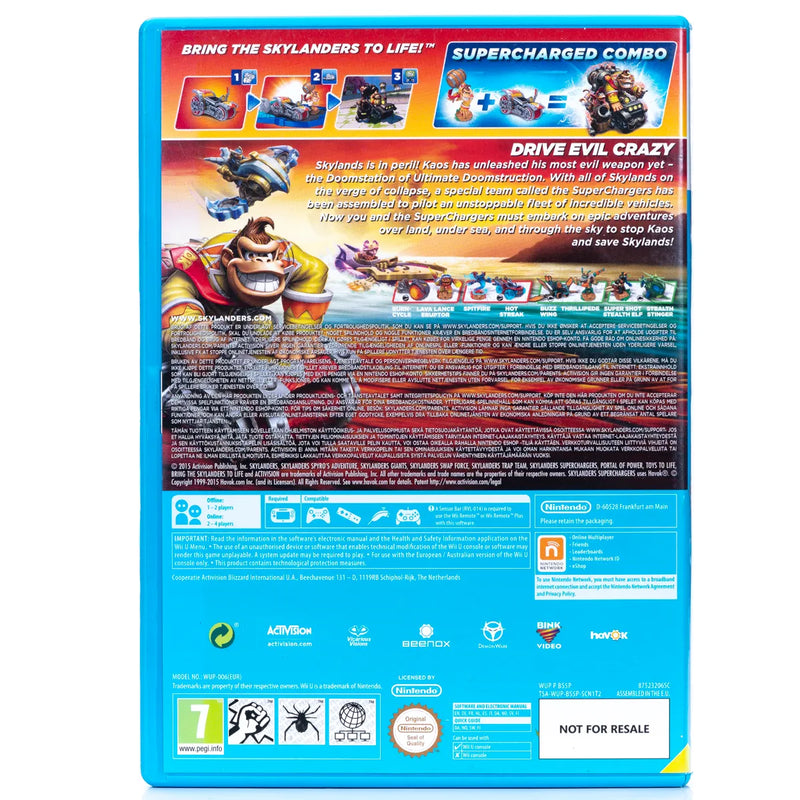 Skylanders: SuperChargers - Wii U Spill