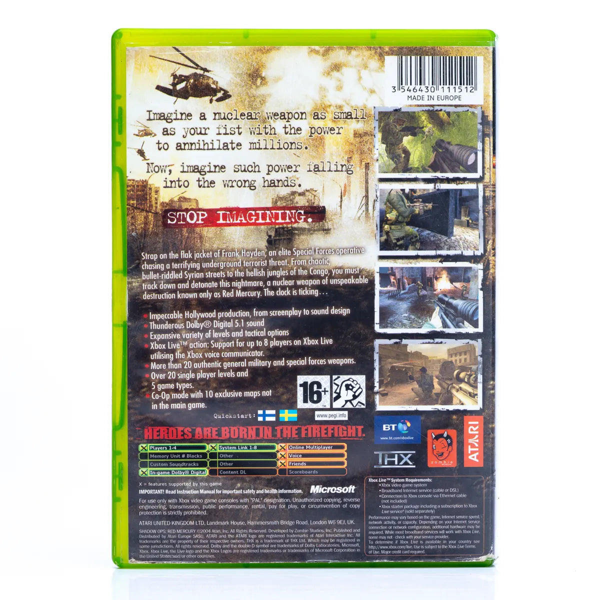 Shadow Ops: Red Mercury - Xbox spill - Retrospillkongen