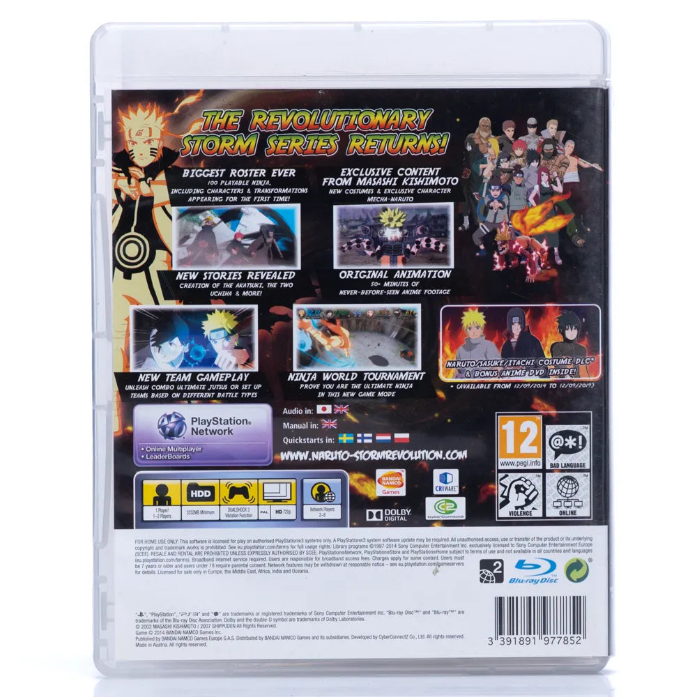Naruto Ultimate Ninja Storm Revolution - PS3 spill - Retrospillkongen