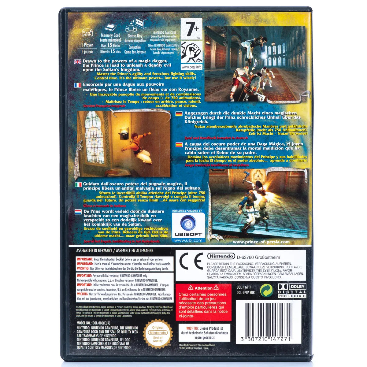 Prince of Persia: The Sands of Time - GameCube spill - Retrospillkongen