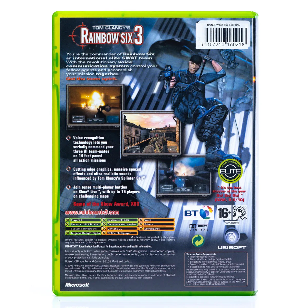 Tom Clancy's Rainbow Six 3 - Xbox spill - Retrospillkongen