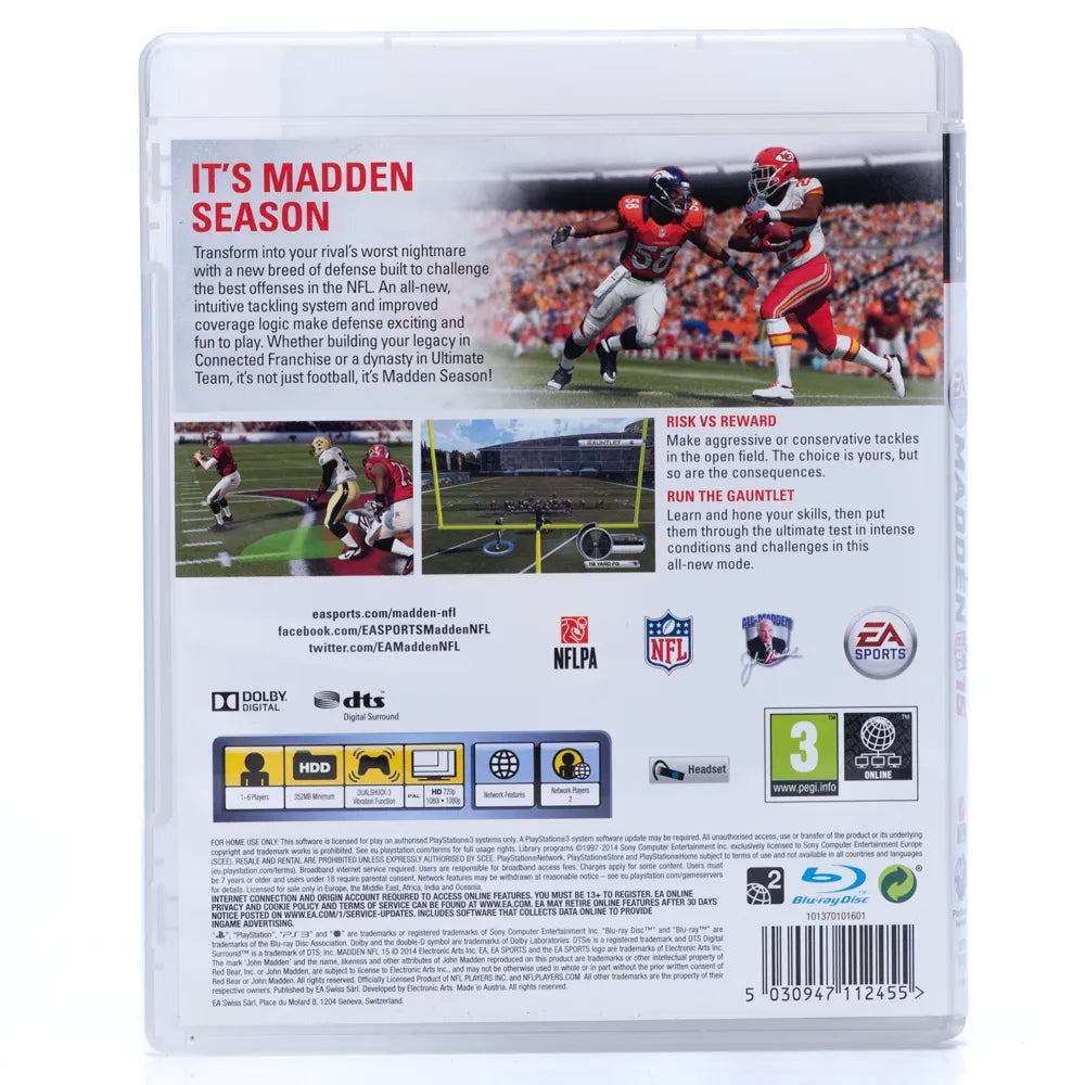 Madden NFL 15 - PS3 Spill - Retrospillkongen