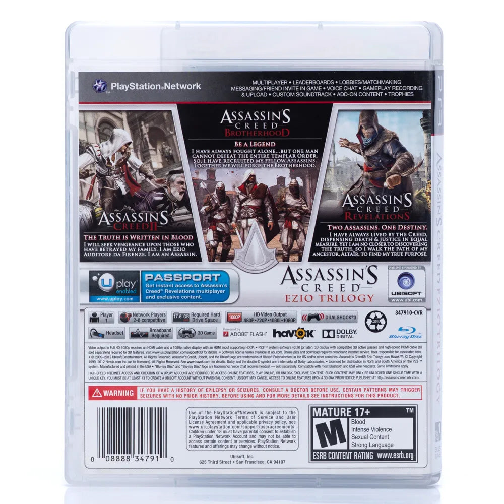 Assassin’s Creed: Ezio Trilogy (NTSC-U) - PS3 Spill - Retrospillkongen