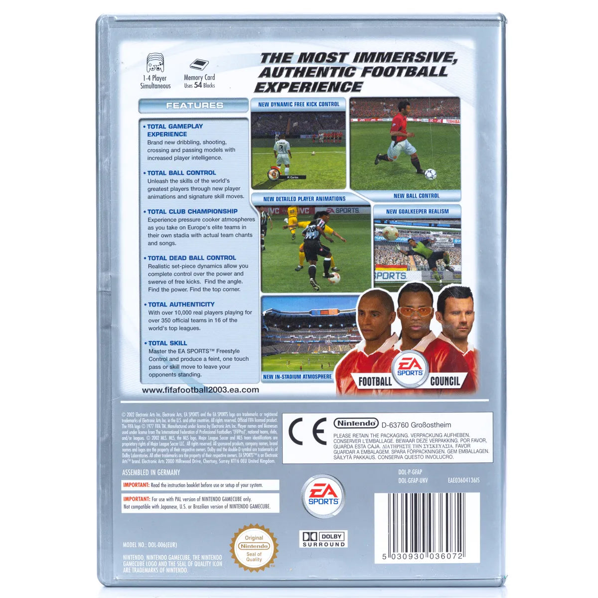 FIFA Fotball 2003 - Gamecube spill - Retrospillkongen