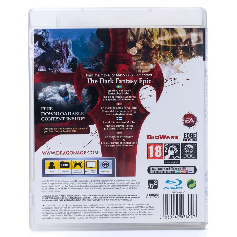 Dragon Age: Origins - PS3 spill - Retrospillkongen