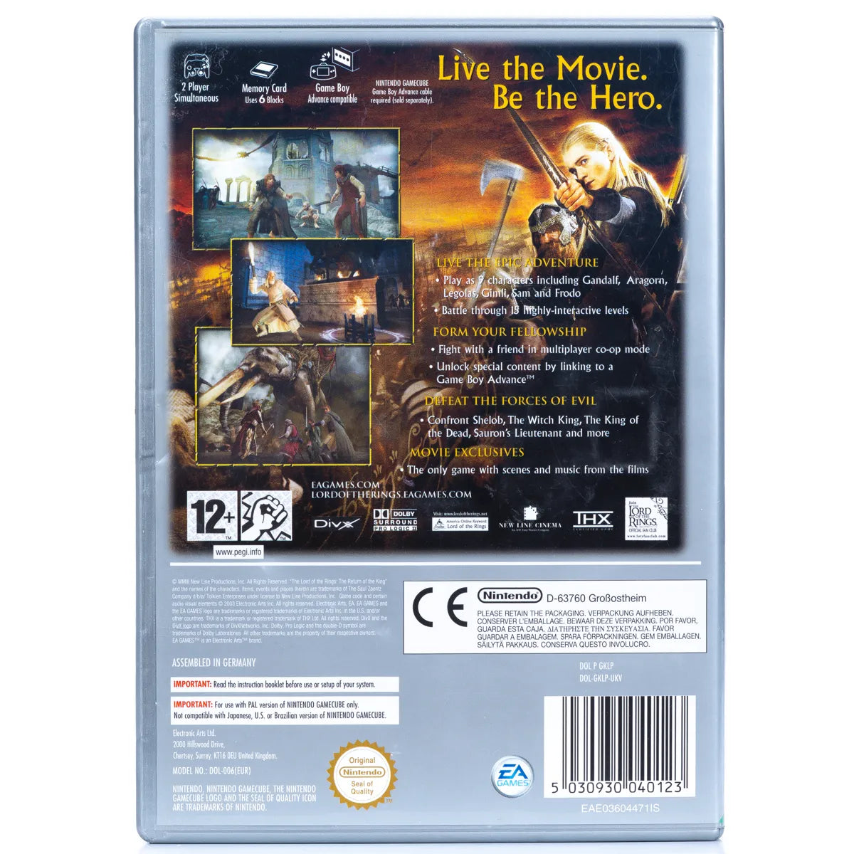 The Lord of the Rings: The Return of The King - Gamecube spill - Retrospillkongen