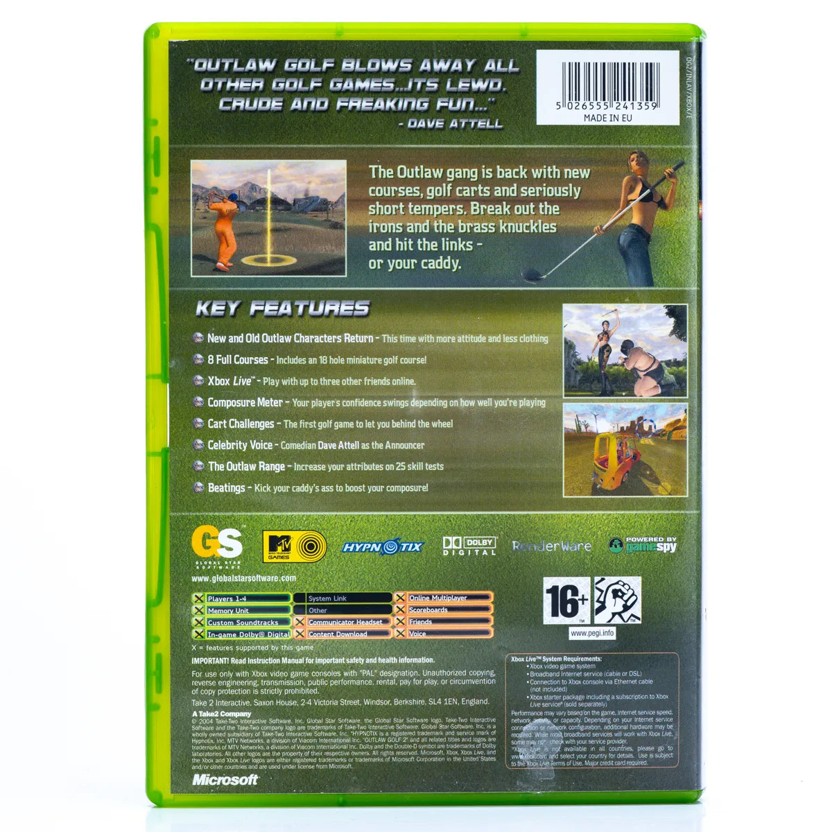 Outlaw Golf 2 - Xbox spill - Retrospillkongen