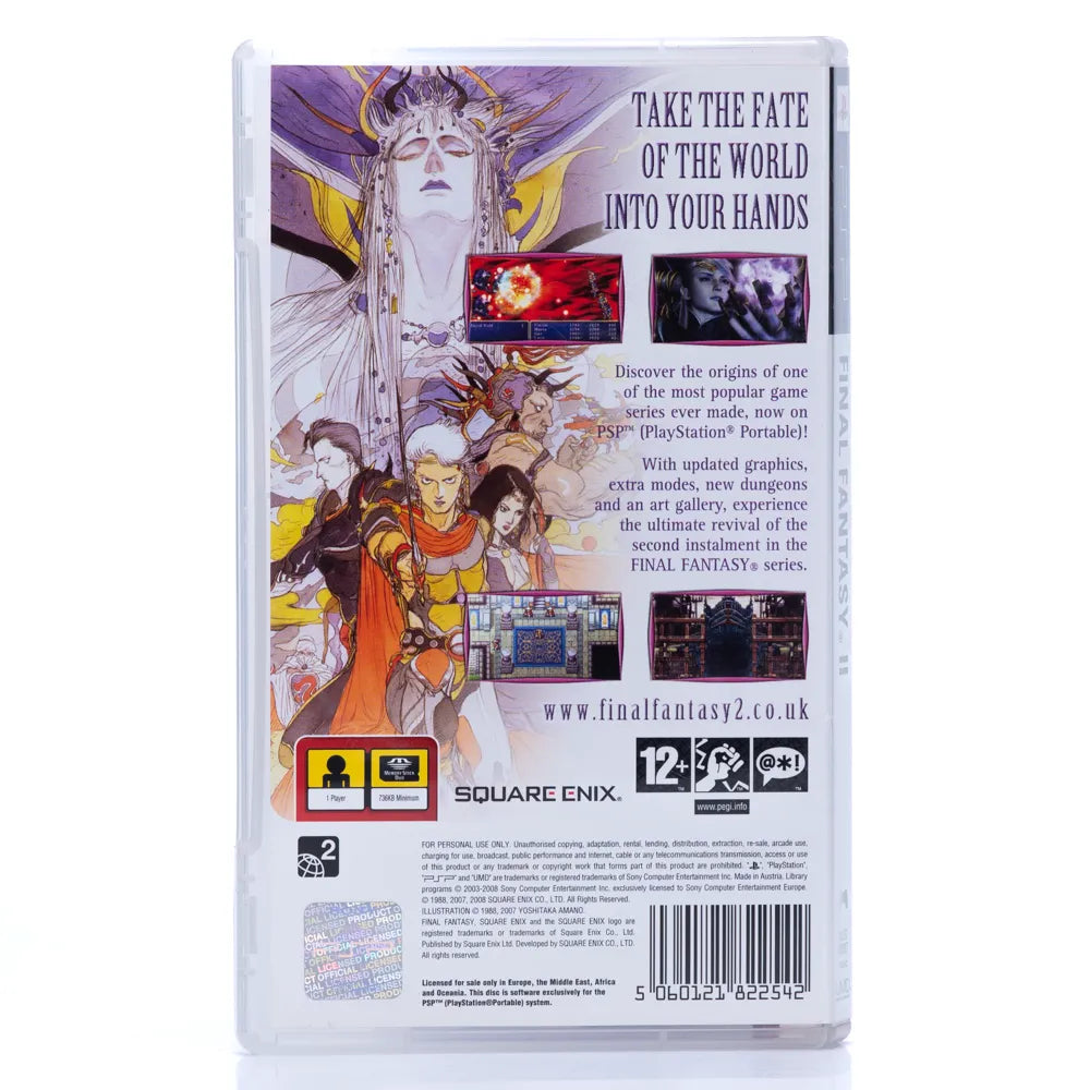 Final Fantasy II - PSP spill - Retrospillkongen