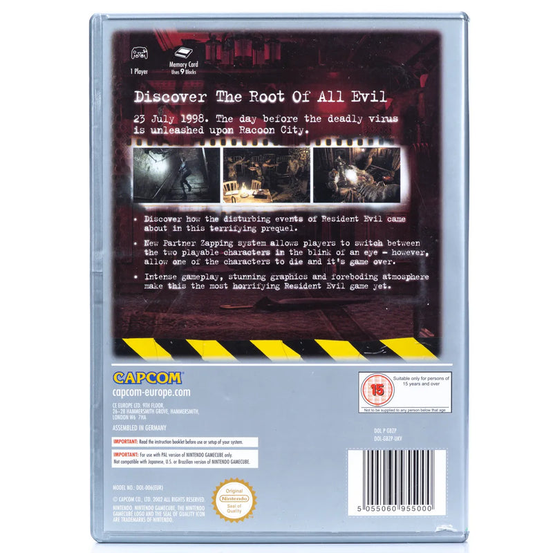 Resident Evil Zero - Gamecube spill