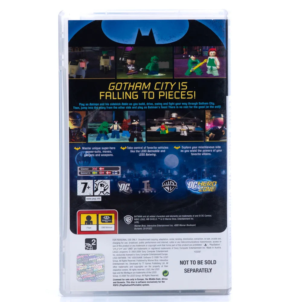 LEGO Batman: The Videogame - PSP spill - Retrospillkongen