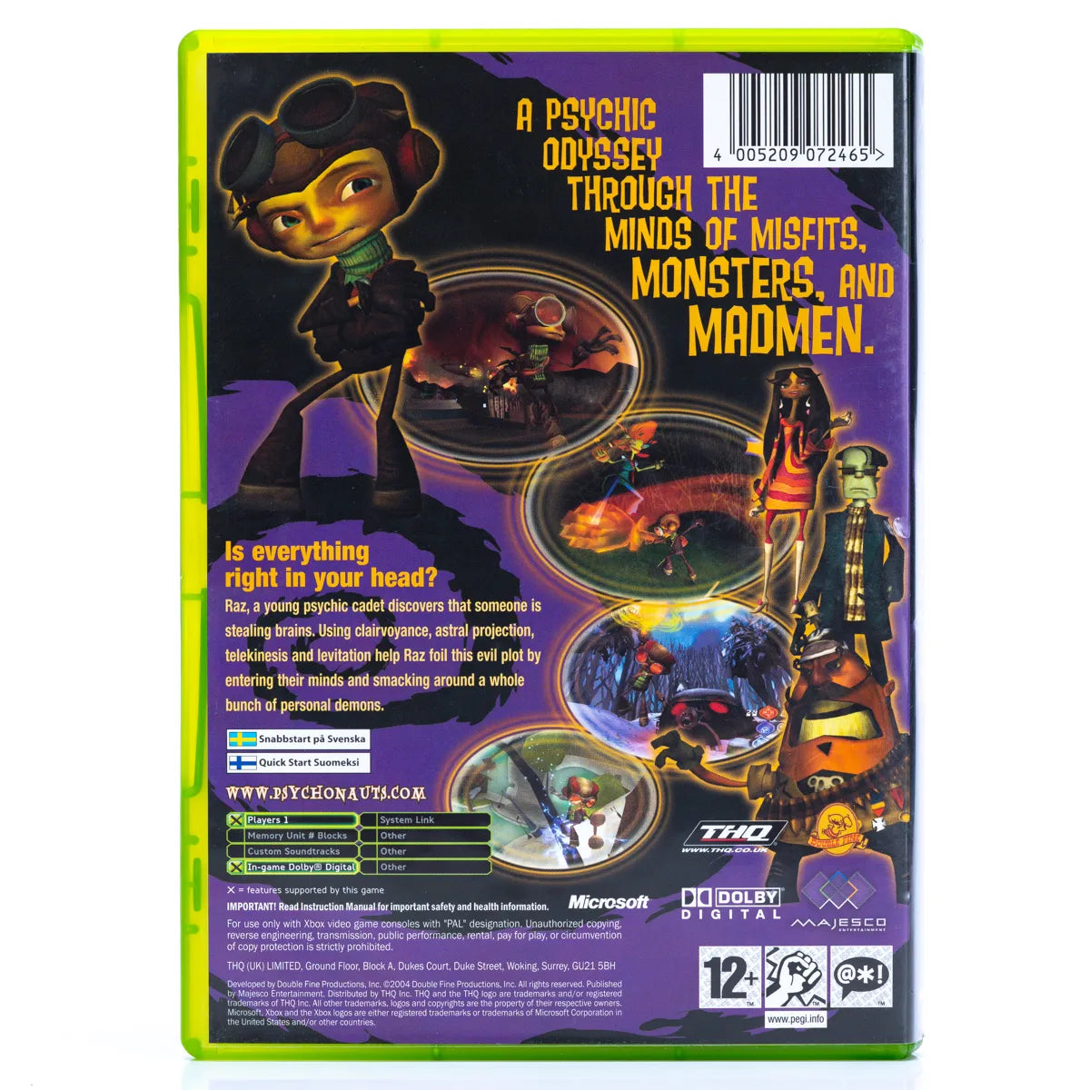 Psychonauts - Xbox spill - Retrospillkongen