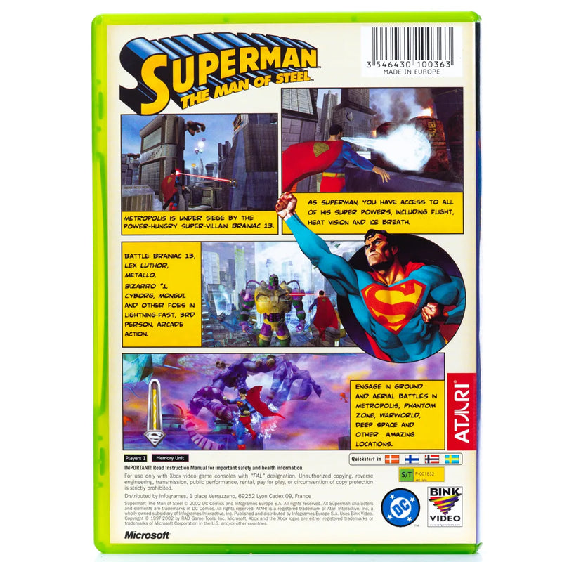 Superman: The Man of Steel - Xbox spill
