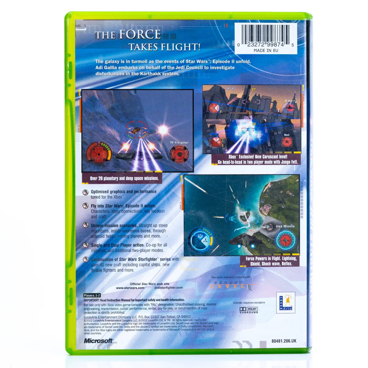Star Wars: Jedi Starfighter - Xbox spill - Retrospillkongen