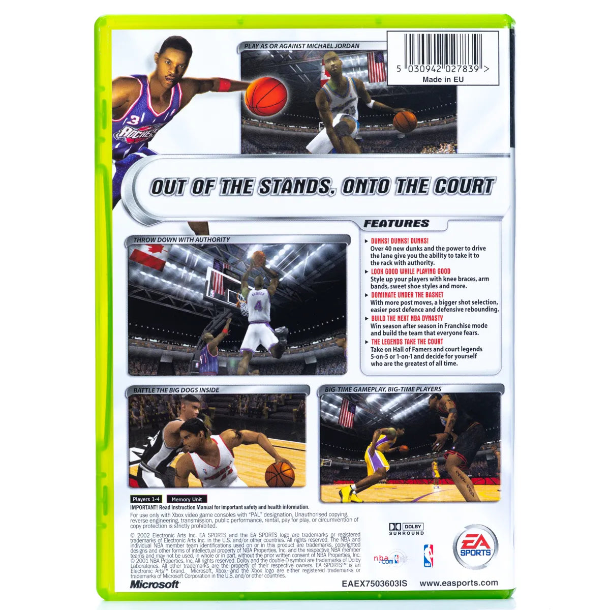 NBA Live 2002 - Xbox spill - Retrospillkongen