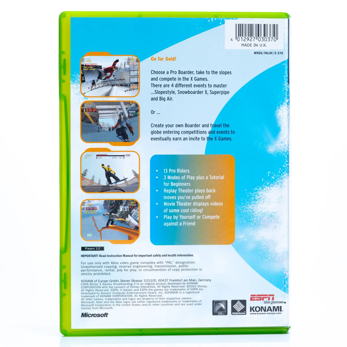 Winter Games Snowboarding 2 - Xbox spill - Retrospillkongen