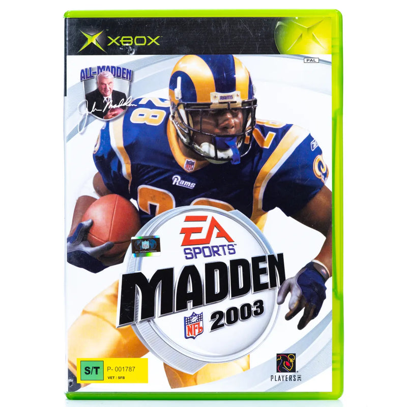 Madden NFL 2003 - Xbox spill