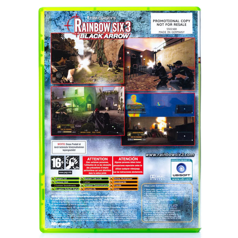 Tom Clancy's Rainbow Six 3: Black Arrow - Xbox spill