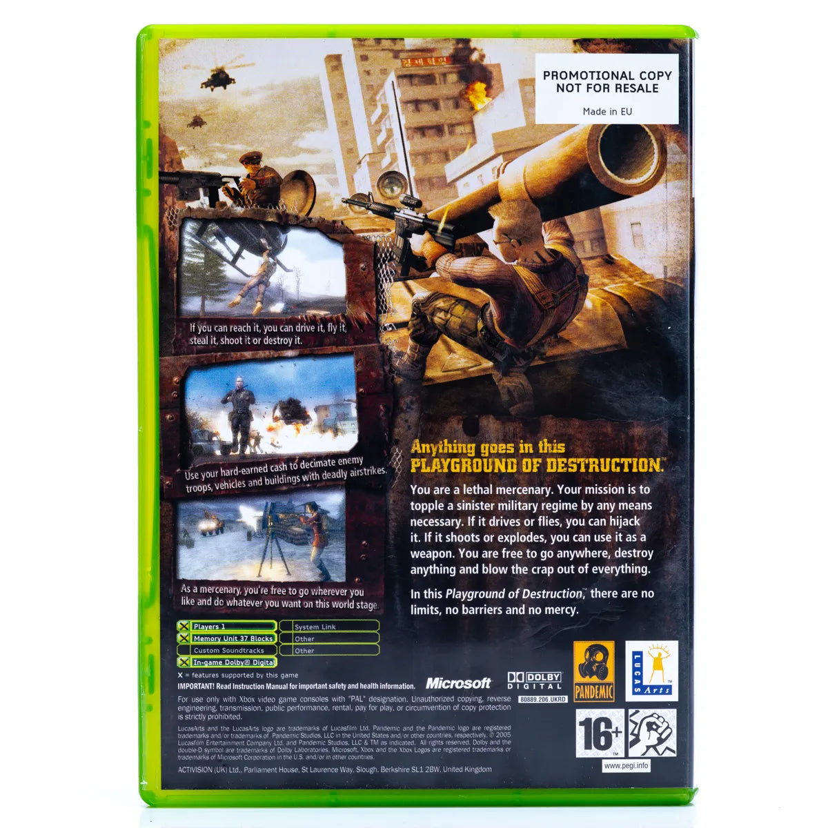 Mercenaries: Playground of Destruction - Xbox spill - Retrospillkongen