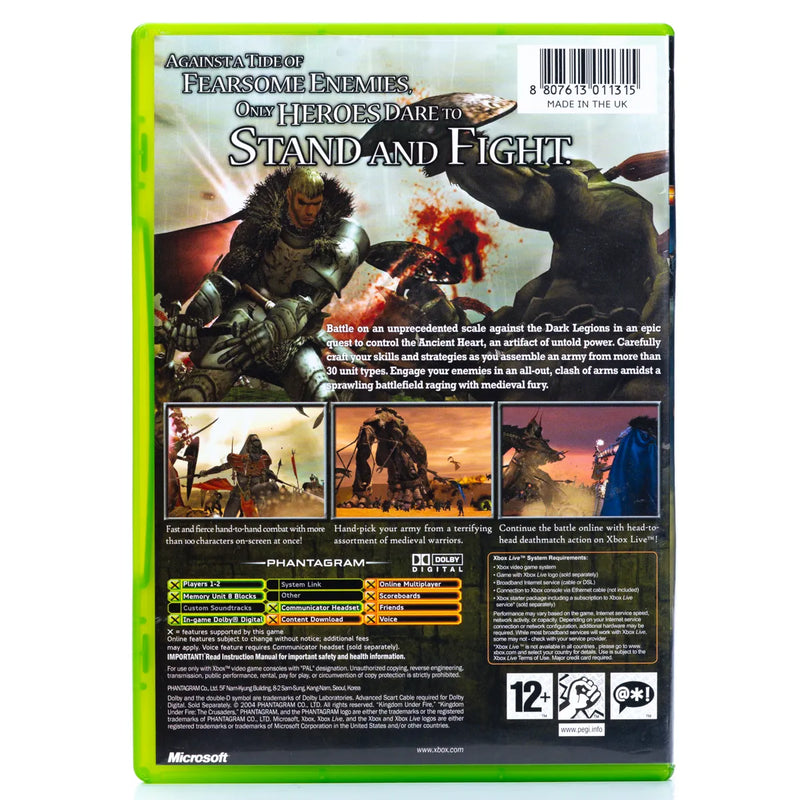 Kingdom Under Fire: The Crusaders - Xbox spill