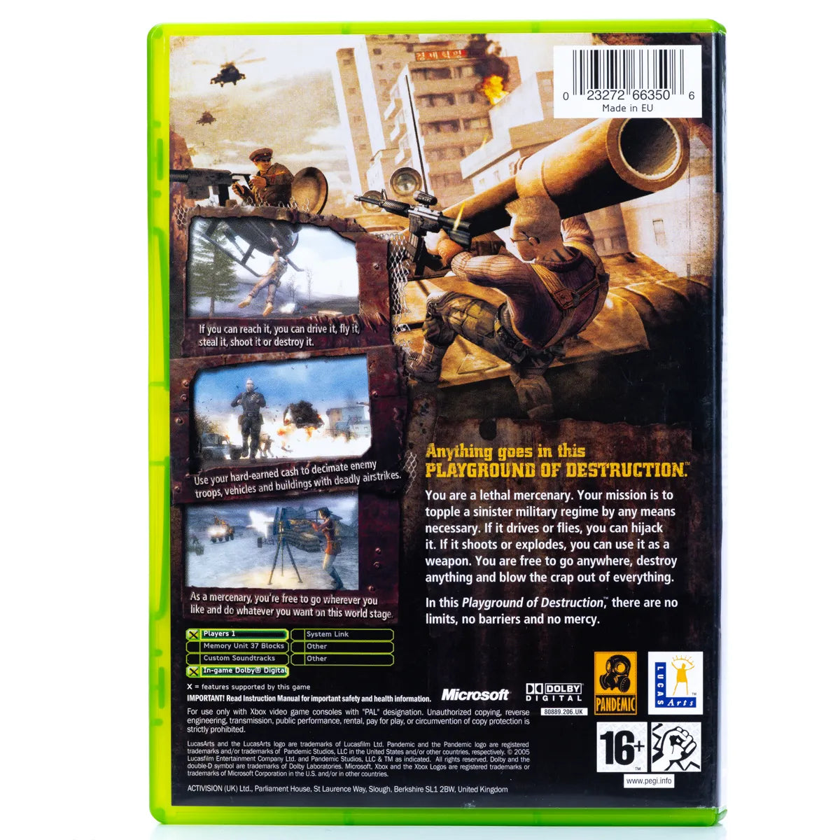 Mercenaries: Playground of Destruction - Xbox spill - Retrospillkongen