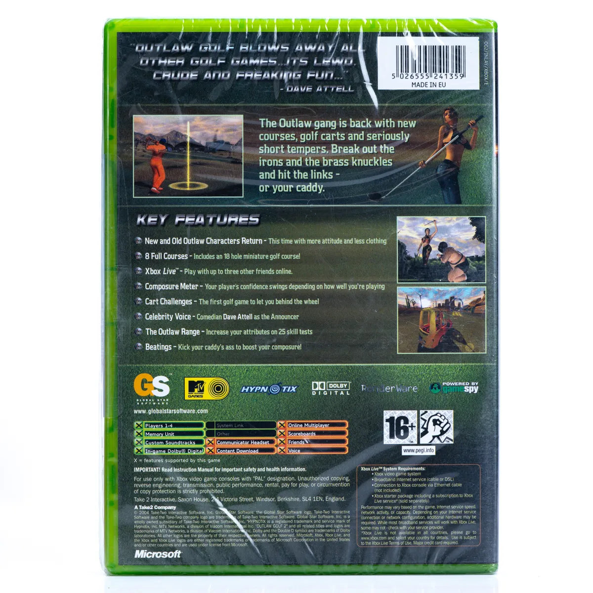 Outlaw Golf 2 - Xbox Spill (Forseglet) - Retrospillkongen