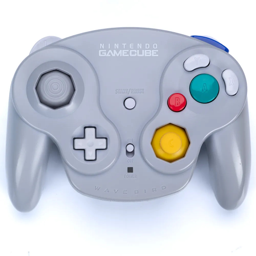 Original Grå Nintendo GameCube WaveBird Kontroller i Eske