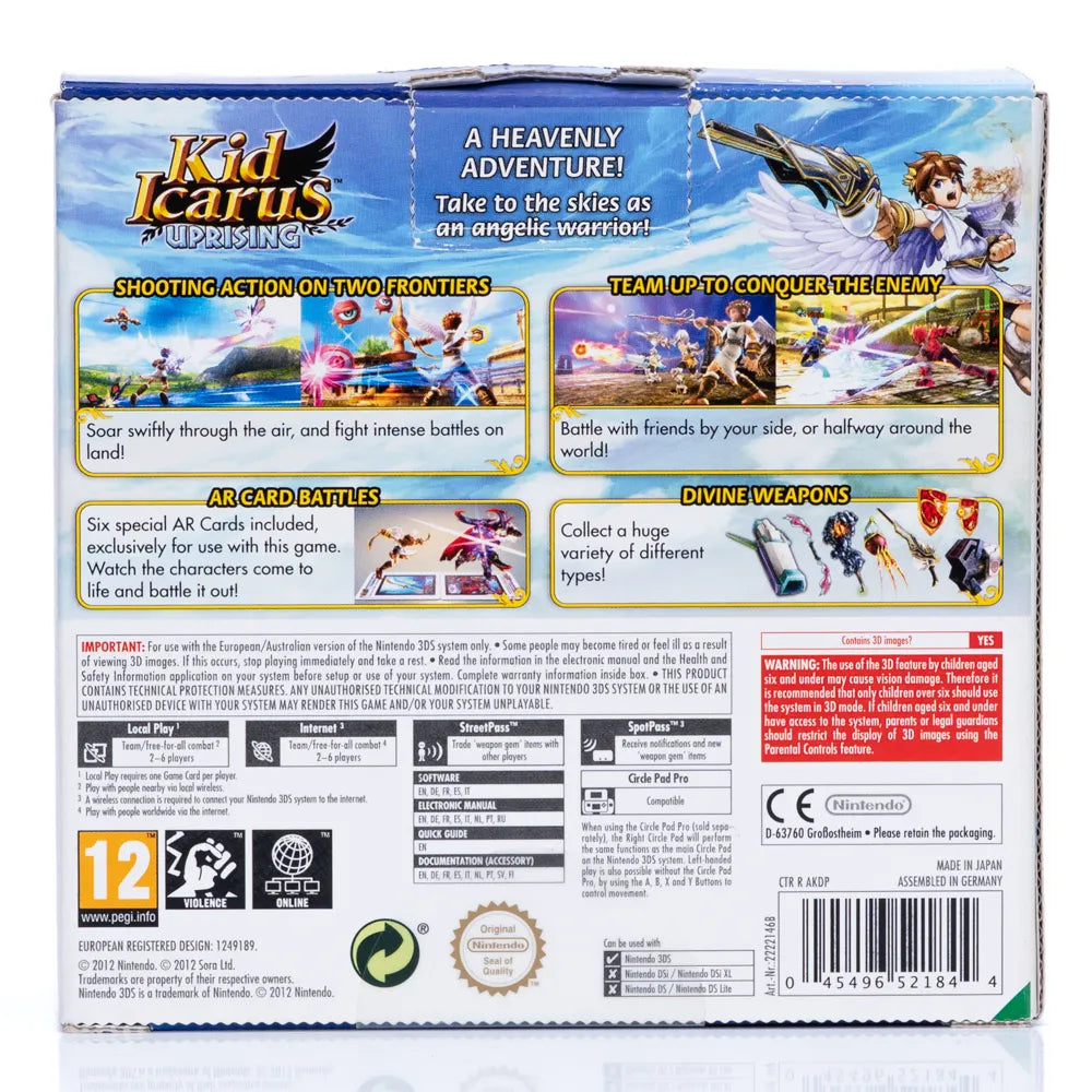 Kid Icarus: Uprising (Big Box Edition) - Nintendo 3DS spill - Retrospillkongen
