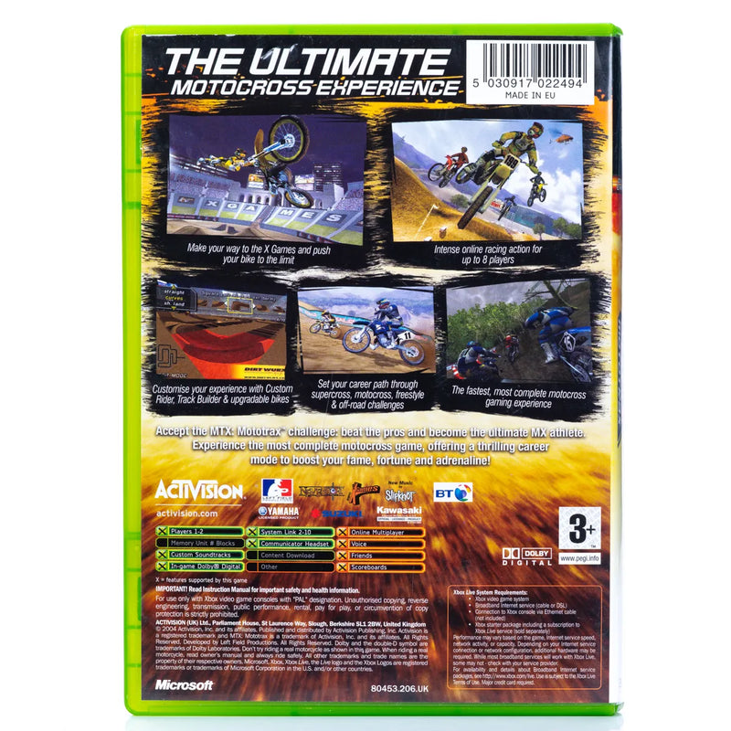 MTX Mototrax - Xbox spill