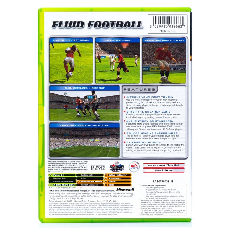 FIFA Football 2005 - Xbox spill