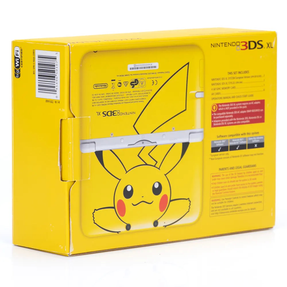 Nintendo 3DS XL Pikachu Limited Edition Konsoll i Eske