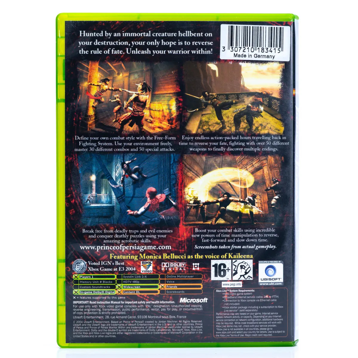 Prince of Persia: Warrior Within - Xbox spill - Retrospillkongen