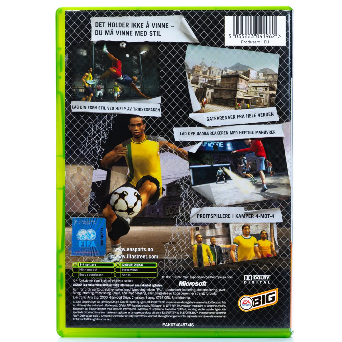 FIFA Street - Xbox spill - Retrospillkongen