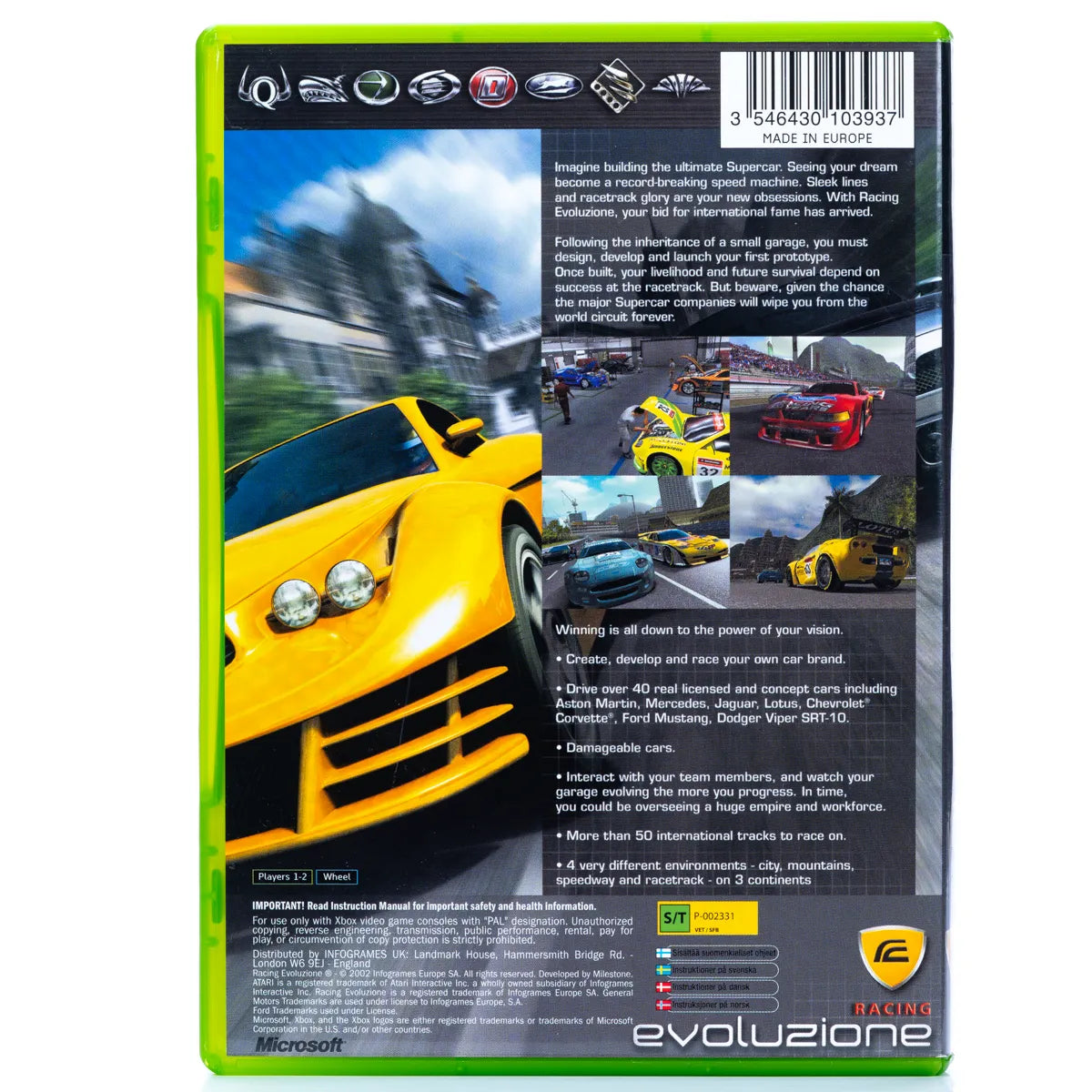 Racing Evoluzione - Xbox spill - Retrospillkongen