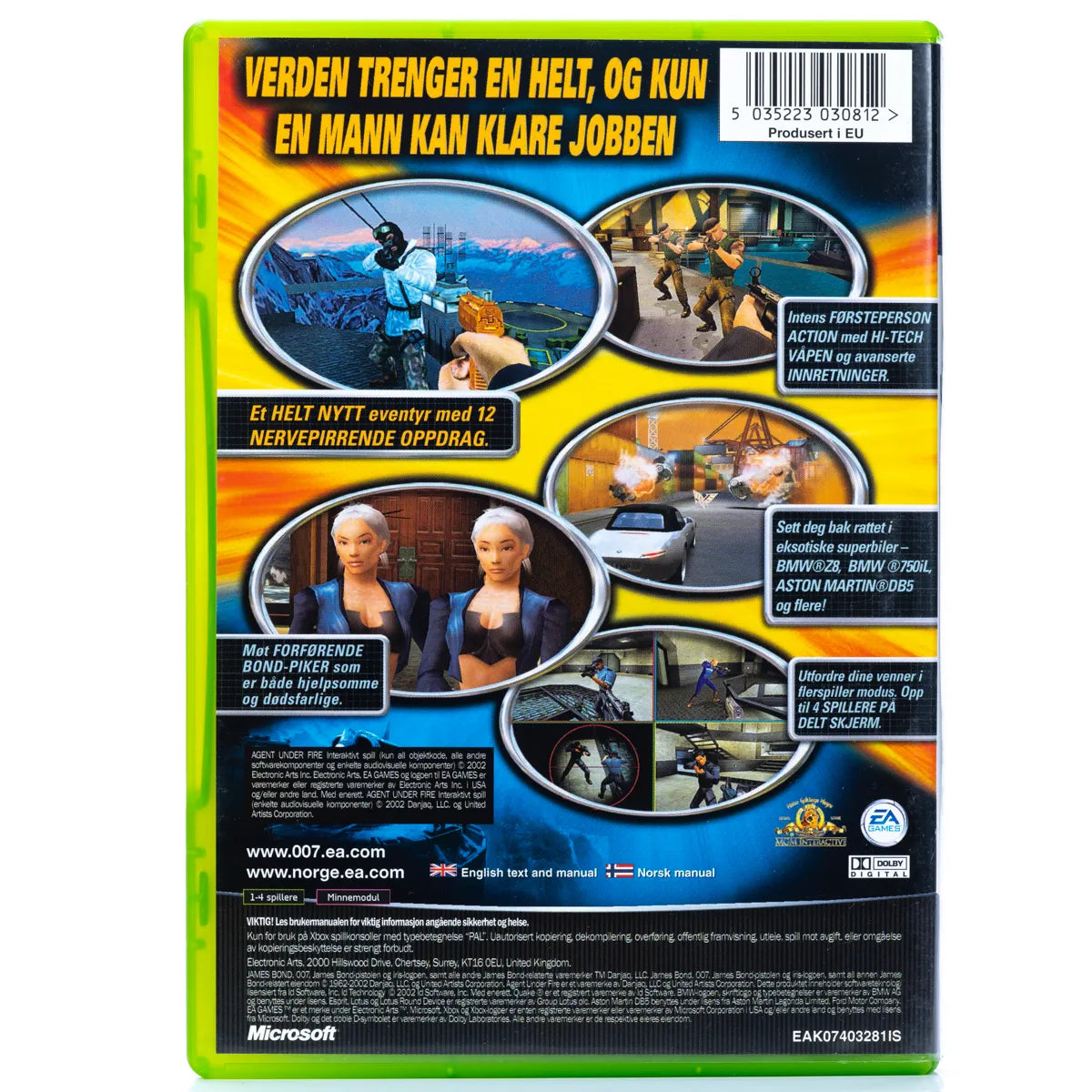 007: Agent Under Fire - Xbox spill - Retrospillkongen
