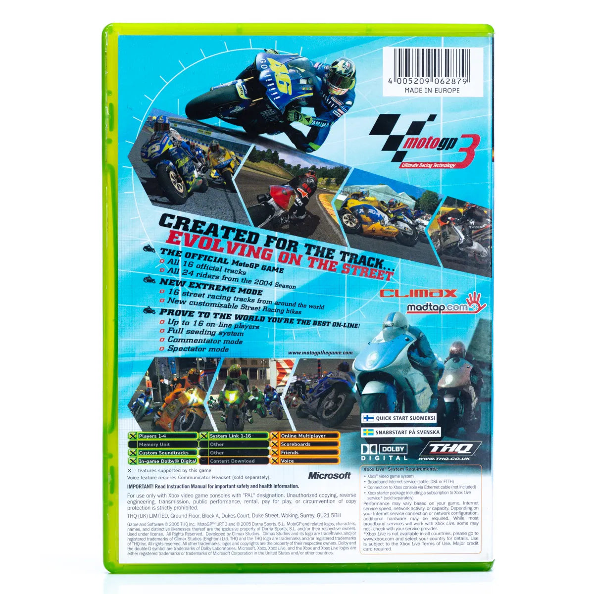 MotoGP 3: Ultimate Racing Technology - Xbox spill - Retrospillkongen
