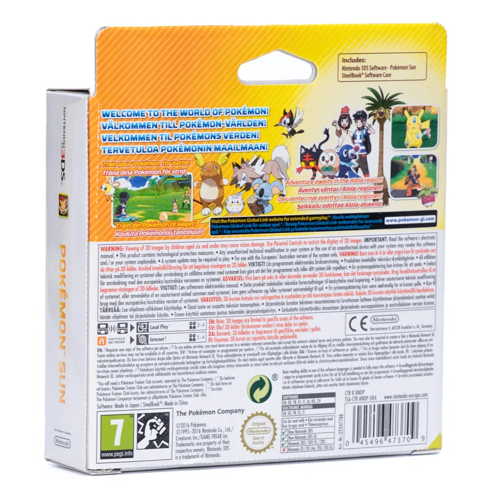 Pokémon Sun Fan Edition - Nintendo 3DS spill