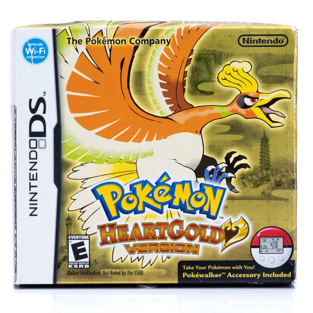 Pokémon HeartGold Version (Komplett m/pokewalker)  - Nintendo DS spill (NTSC, regionfri)