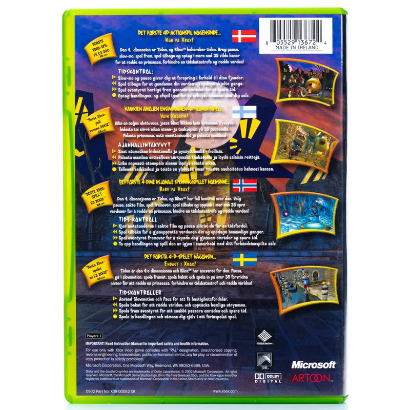 Blinx: The Time Sweeper - Xbox spill