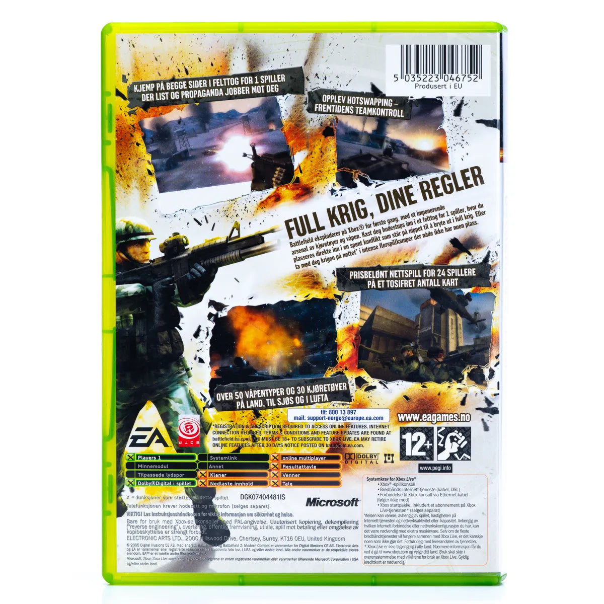 Battlefield 2: Modern Combat - Xbox spill - Retrospillkongen