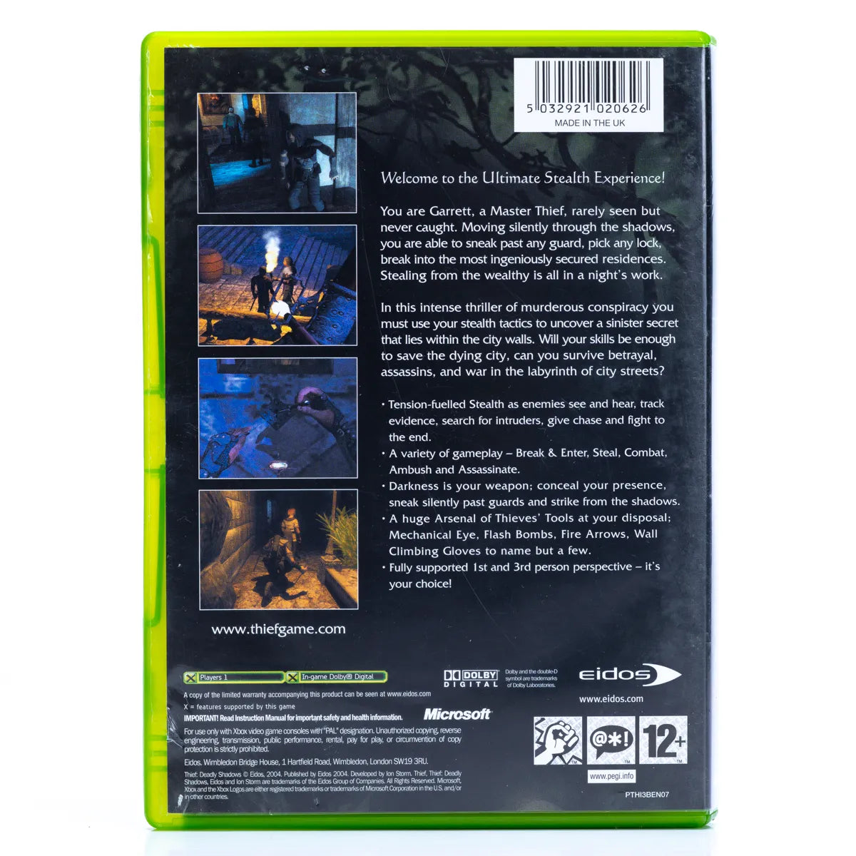 Thief Deadly Shadows - Xbox spill - Retrospillkongen