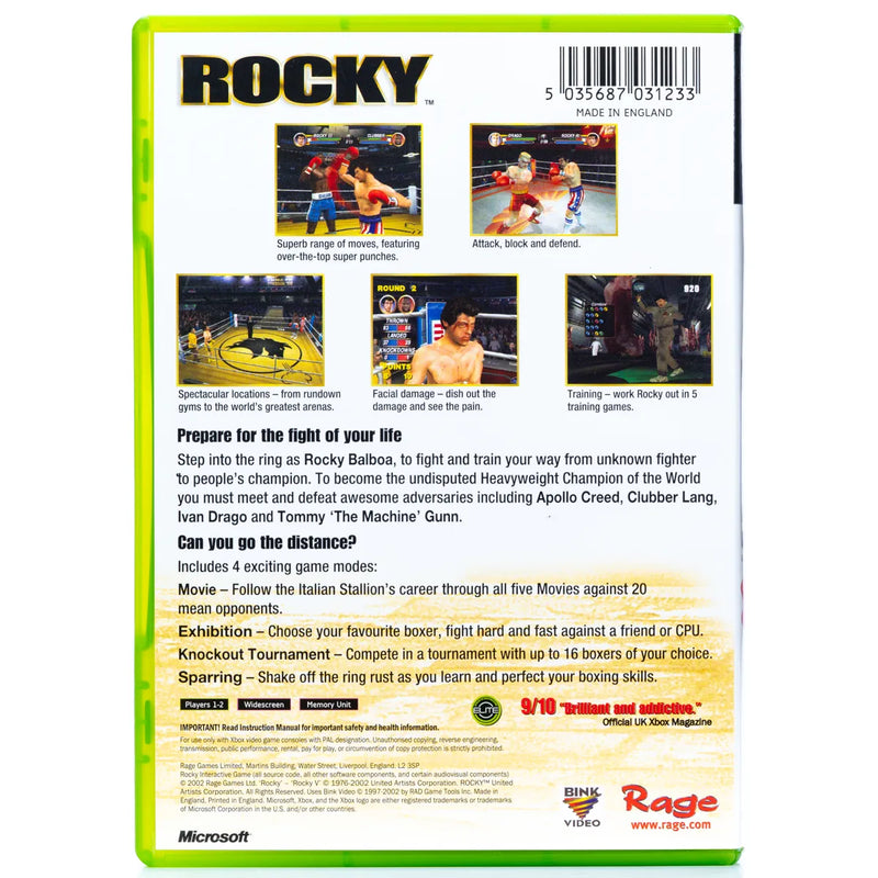 Rocky - Xbox spill
