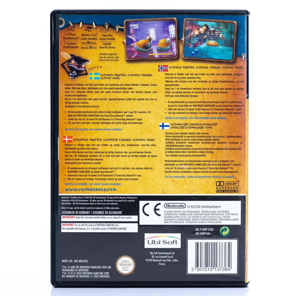 Rayman 3: Hoodlum Havoc - GameCube spill - Retrospillkongen