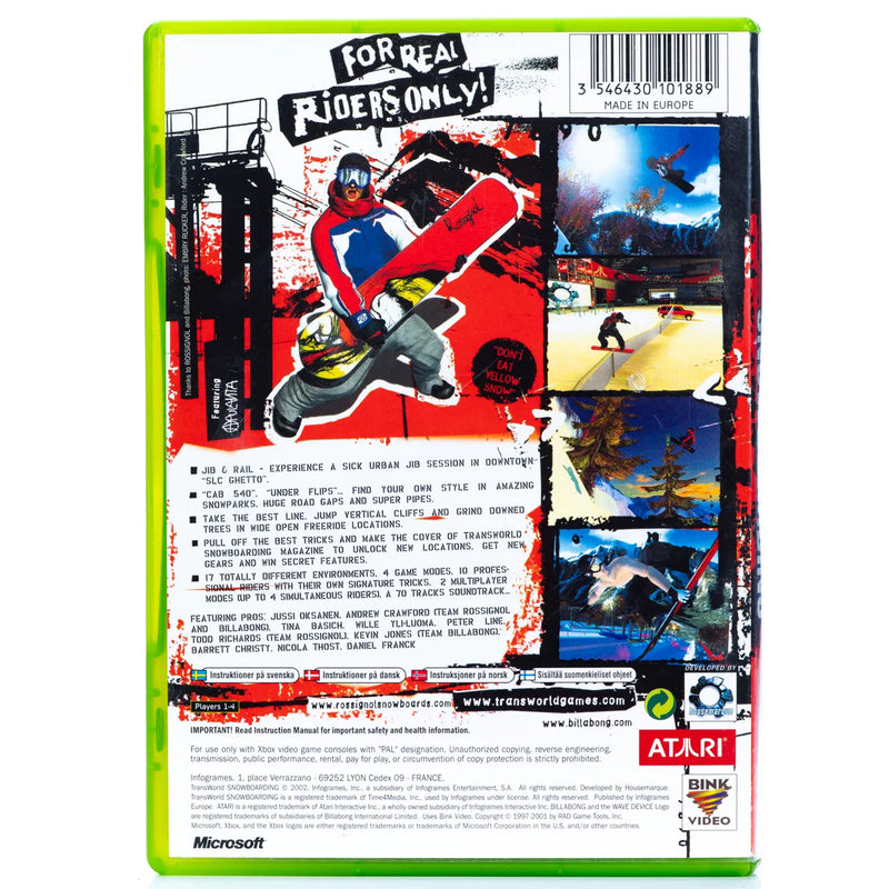 TransWorld Snowboarding - Xbox spill
