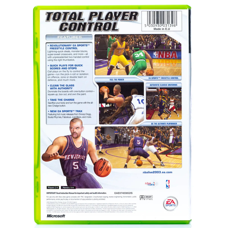 NBA Live 2003 - Xbox spill