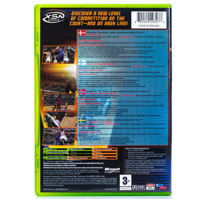 NBA Inside Drive 2004 - Xbox spill
