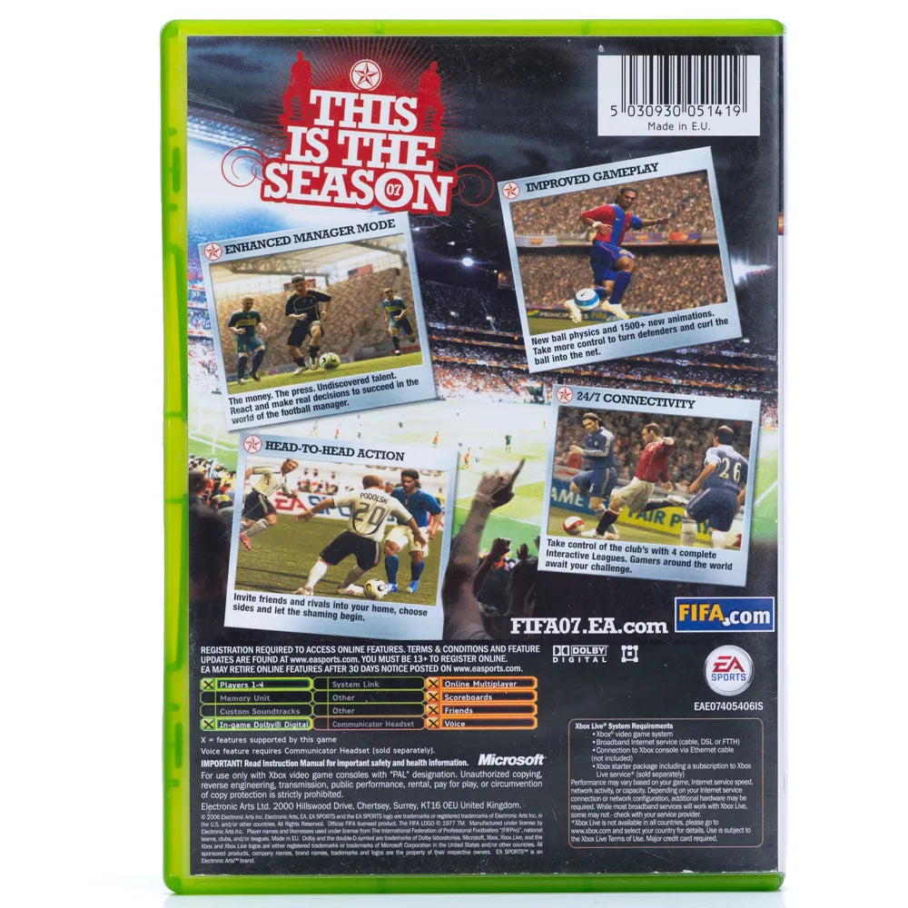 FIFA 07 - Xbox Spill