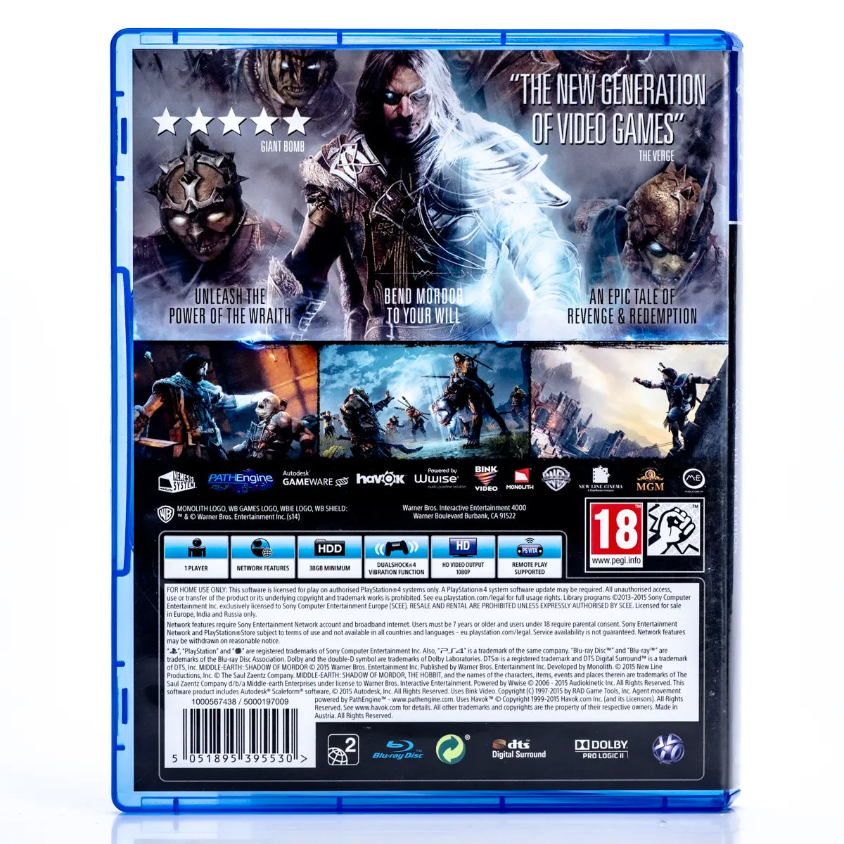 Middle-earth: Shadow of Mordor - PS4 spill - Retrospillkongen