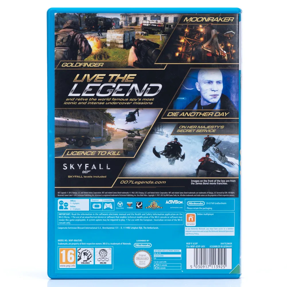 007 Legends - Wii U spill