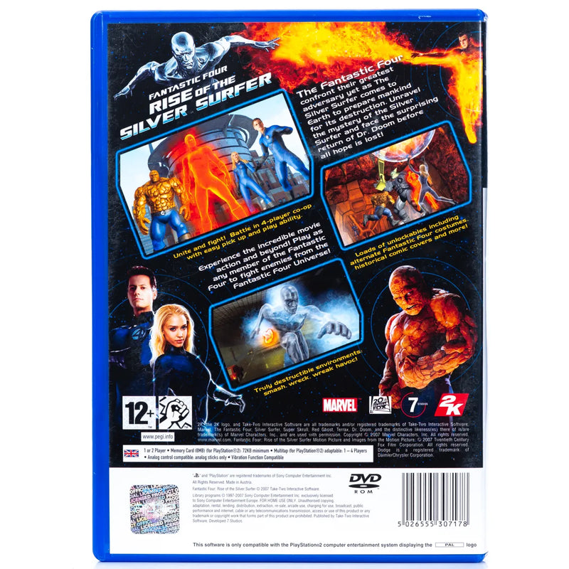 Fantastic Four Rise of the Silver Surfer - PS2 Spill