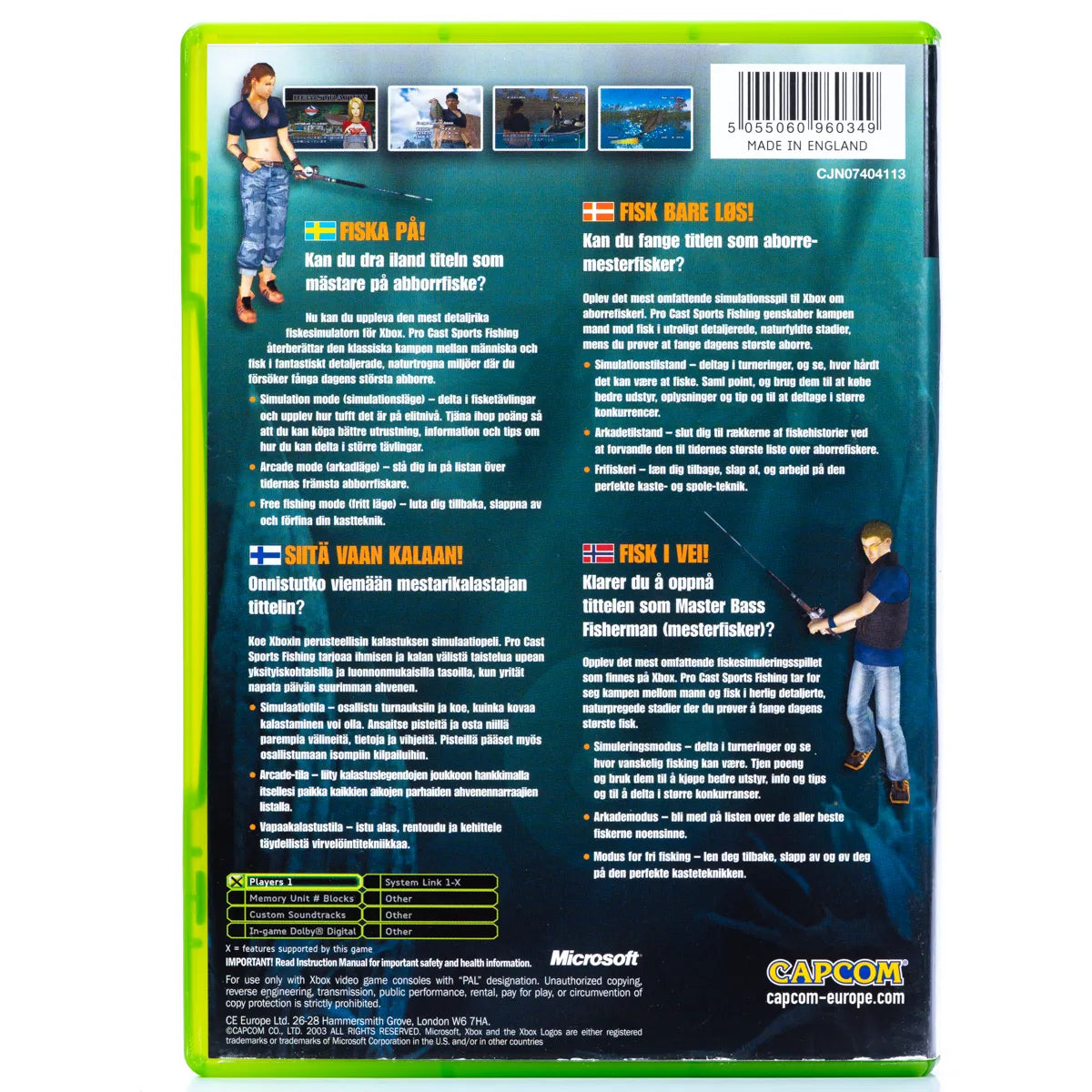 Pro Cast: Sports Fishing Game - Xbox spill - Retrospillkongen